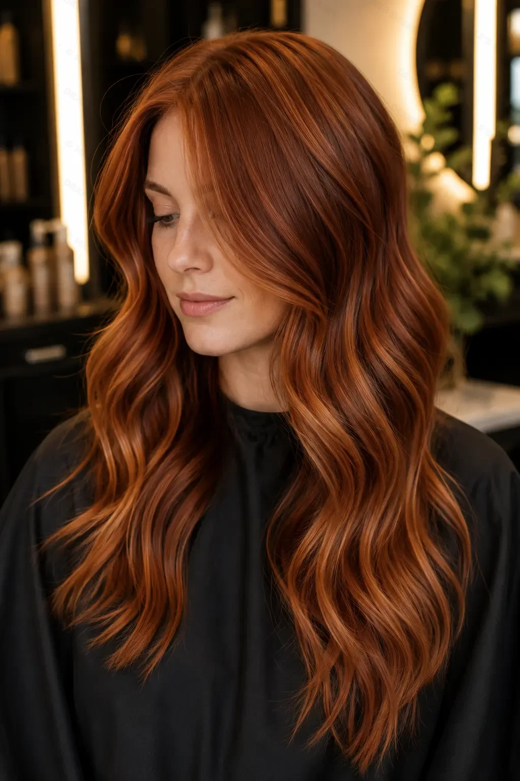 Hair color service at Lumiere Salon