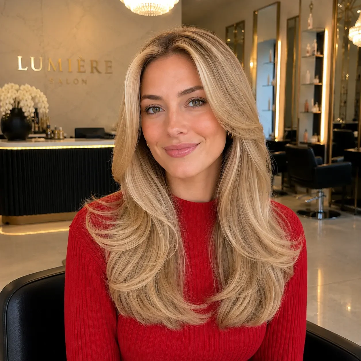 Luxury blowout styling