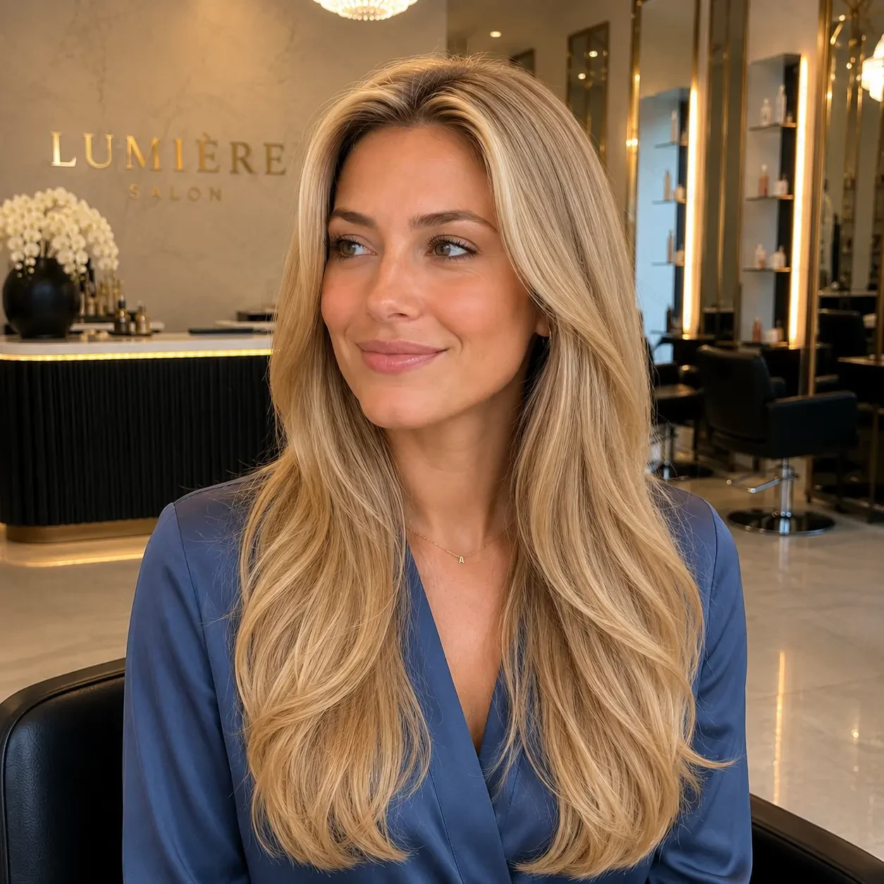 Root touch-up color service